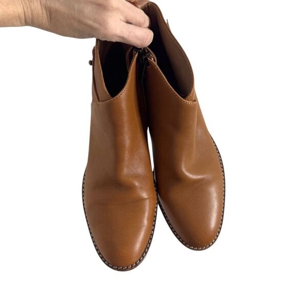 MADEWELL The Kelci Flat Boot in English Saddle - Picture 8 of 10